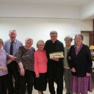 Ennis Old Folks Club presentation to Rev. Martin Shanahan on his upcoming Ordination