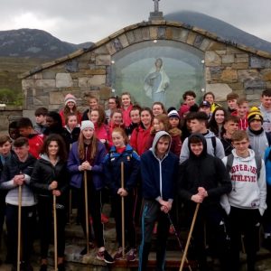 Croagh Patrick with Rice College 8th May, 2019