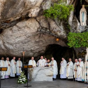 Mass at Lourdes Grotto, Killaloe Diocesan Pilgrimage