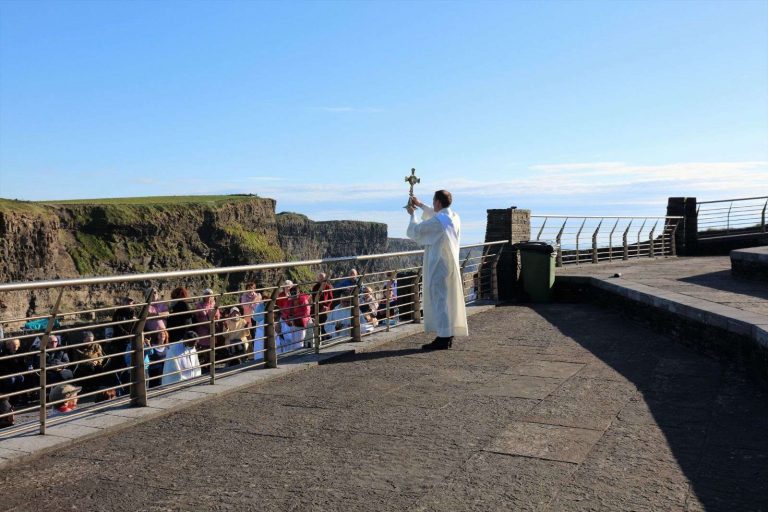 Mass at the Cliffs of Moher