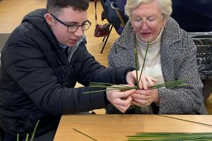 Rice College Transition Year Students Assist the Ennis Active Retirement Group