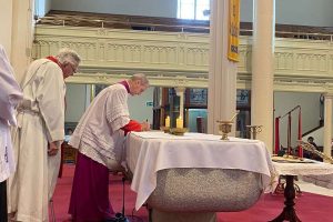 Praying with Archbishop-elect Seamus