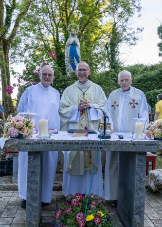 Mass in Killone on St John’s Eve , 23rd June.